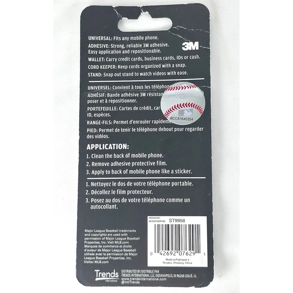 MLB Chicago Cubs‎ Mobile Wallet Phone Card Holder Stand 3M Adhesive Licensed